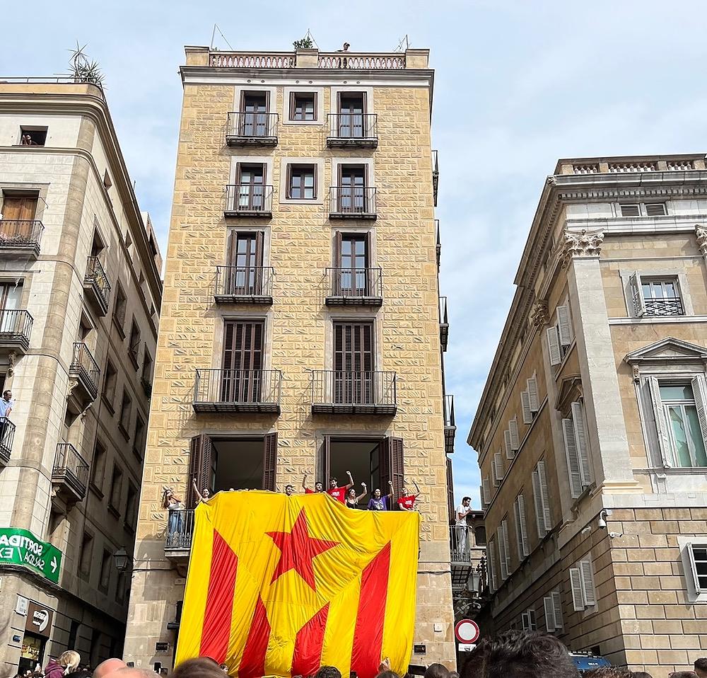 La Mercè巴塞罗那当地人的节日